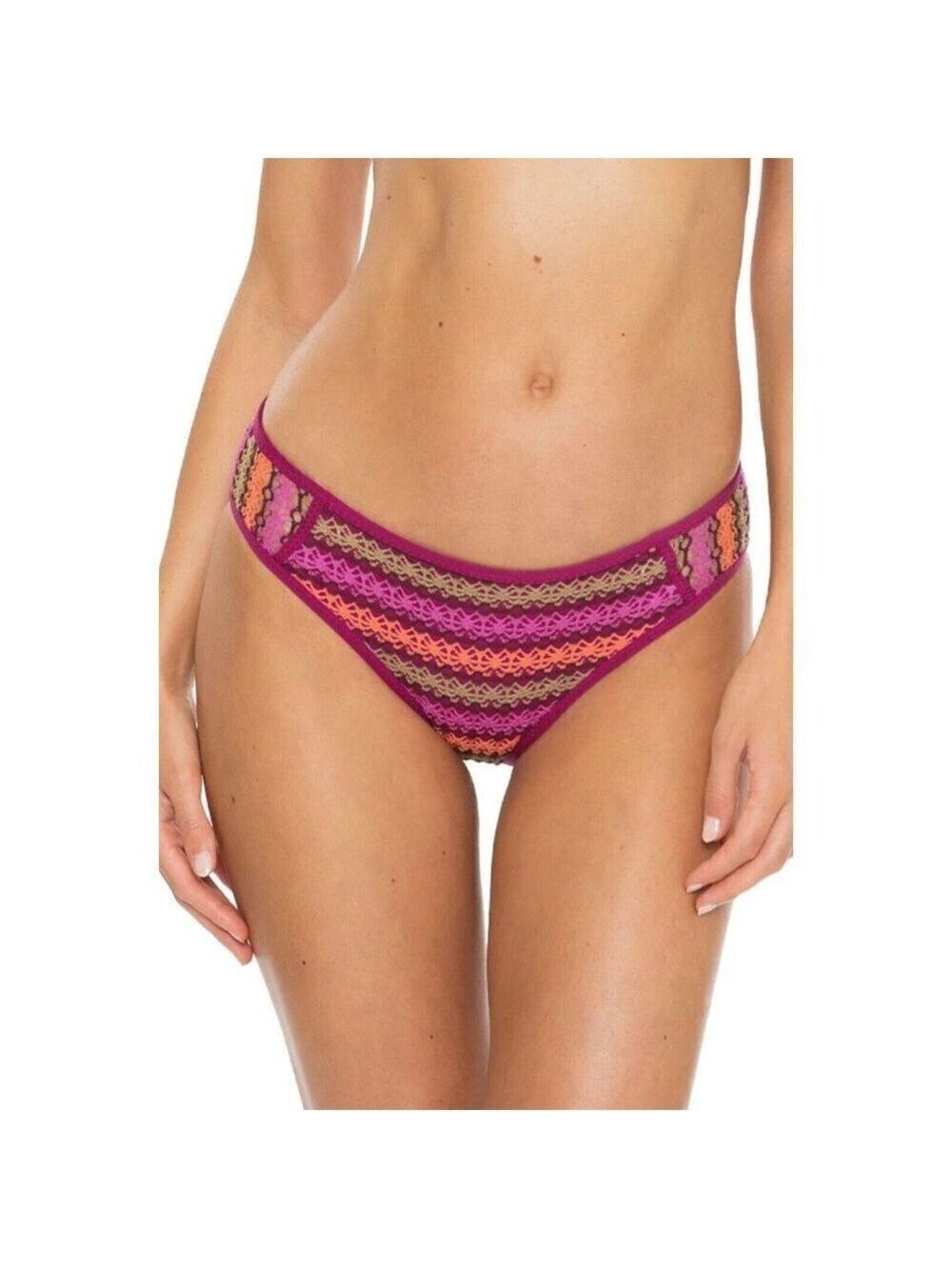Becca "driftwood" lace bikini bottoms womens sz XSmall BNWOT hipster